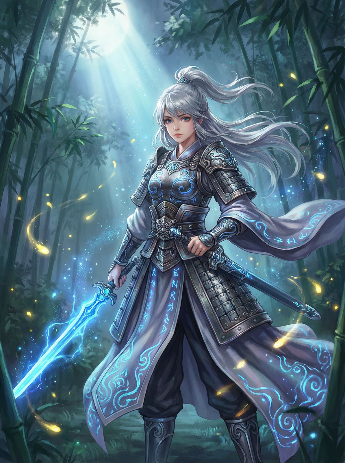 草榴动漫-银甲战姬竹林秘境篇